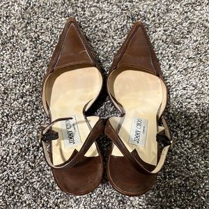 Jimmy Choo leather heels